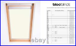 Bloc Skylight Blind for Velux Roof Windows Blockout, White, MK04