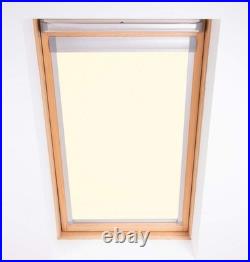 Bloc Skylight Blind for Velux S06 Roof Window Blackout Cream