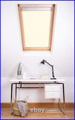 Bloc Skylight Blind for Velux S06 Roof Window Blackout Cream
