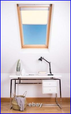 Bloc Skylight Blind for Velux S06 Roof Window Blackout Cream