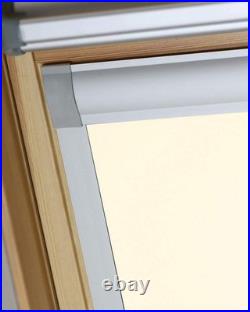 Bloc Skylight Blind for Velux S06 Roof Window Blackout Cream