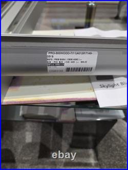 Blocblind GA4 Skylight Blackout Blind Smokey Haze Aluminium Silver