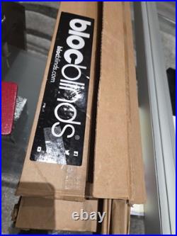 Blocblind GA4 Skylight Blackout Blind Smokey Haze Aluminium Silver