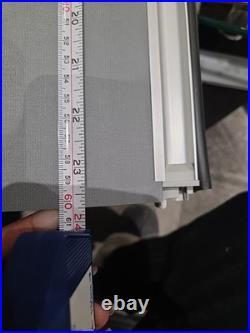 Blocblind GA4 Skylight Blackout Blind Smokey Haze Aluminium Silver