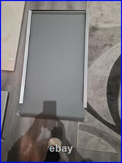 Blocblind GA4 Skylight Blackout Blind Smokey Haze Aluminium Silver
