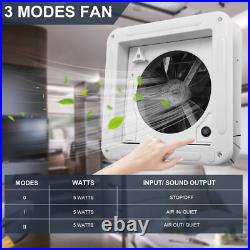 Camper Van Caravan Box 12V Electric LED Fan Roof Vent/Skylight Pop Up Window UK