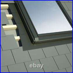 Centre Pivot White Roof Windows 55cm x 98cm + Flashing. Roof light Skylight
