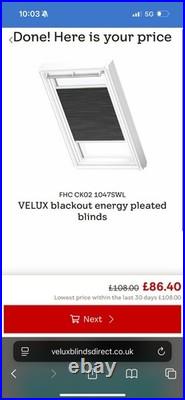 Compatible Velux Blackout Blinds For Roof Windows Skylights Easy Fit All Sizes