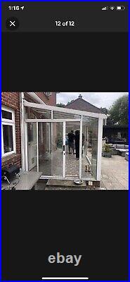 Conservatory Large Double Glazed With Skylights 4.5 X 2.5m Collect Dover