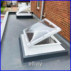 Coxdome Rooflight Window Flat Roof Double Glazed Electric Skylight Dome + Kerb