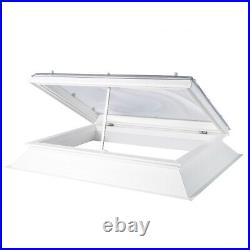 Coxdome Rooflight Window Flat Roof Double Glazed Electric Skylight opening