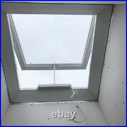 Coxdome Rooflight Window Flat Roof Double Glazed Electric Skylight opening