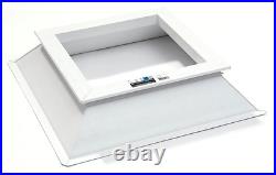 Coxdome Rooflight Window Flat Roof Double Glazed Fixed Skylight Dome + Kerb