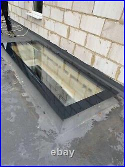 (Custom Sizes) Toughened Glass Flat Skylight Rooflight \\Double Glazed