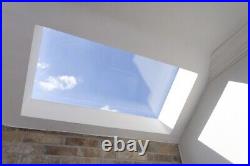 (Custom Sizes) Toughened Glass Flat Skylight Rooflight \\Double Glazed