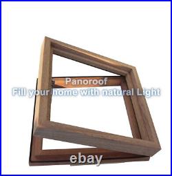 D/G Manual Opening Flat Roof Window Skylight Roof-light Glazed 500x1200mm