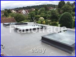 D/G Manual Opening Flat Roof Window Skylight Roof-light Glazed 800x1000mm