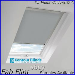 Dark Brown Blackout Fabric Skylight Blinds For All Velux Roof Windows