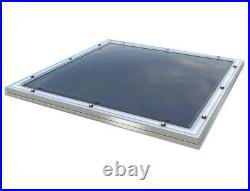 Dome Roof Light, Polycarbonate Flat Roof Skylight Window, Fixed, Double Skin