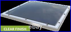Dome Roof Light, Polycarbonate Flat Roof Skylight Window, Fixed, Double Skin