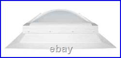 Dome Roof Light, Polycarbonate Flat Roof Skylight Window, Fixed, Triple Skin