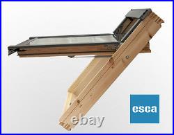 Duratech (Rooflite) Top Hung Roof Window Skylight 780 x 980mm Inc. Flashing