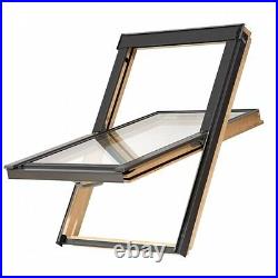 Duratech (Rooflite) Vented Roof Window Skylight 114 x 118cm Inc. Flashing