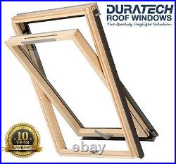 Duratech (Rooflite) Vented Roof Window Skylight 780 x 1400mm Inc. Flashing