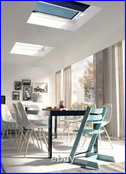 ECO+ Skylight Electric Flat Glass Rooflight 60x90cm Black