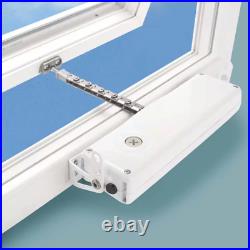 Electric Window Opener/Actuator System ACK4 24V White with brackets