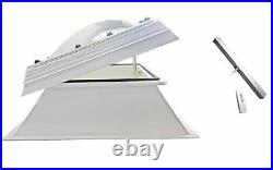 Electric automatic opening Roof Dome Skylight Window double skin upstand, Remote