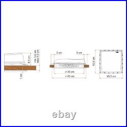 FIAMMA CRYSTAL TURBO VENT ROOFLIGHT 400 40 skylight motorhome camper 03624F02D