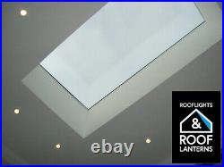 FLAT ROOF SKYLIGHT 1000 x 1500mm, ROOF LIGHT, ROOF WINDOW UK MADE Warranty