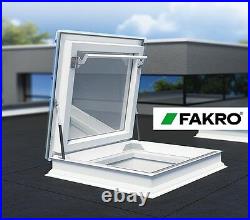 Fakro DRF Flat Roof Access Exit Window Escape Skylight Flat glass Triple Glazed