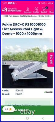 Fakro Manual Access Roof light Window Skylight triple glazed delivery available