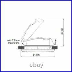 Fiamma Roof Vent 28 F Crystal 280 x 280mm Caravan Motorhome Skylight Roof Vent
