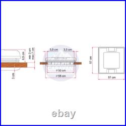 Fiamma Roof Vent Crystal Sky Light 50x50cm Camper Motorhome Caravan 01668-01D
