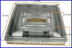 Fiamma Roof Vent Crystal Sky Light 50x50cm Camper Motorhome Caravan 01668-01D