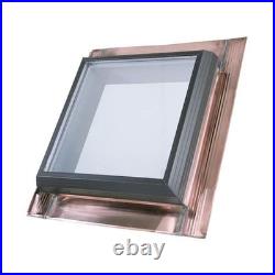 Fixed Copper Pan-Flashed Skylight with Tempered Glazing By VELUX