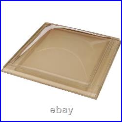 Fixed Curb Mount Skylight Polycarbonate Impact Resistant Plastic 22-1/2 Inch