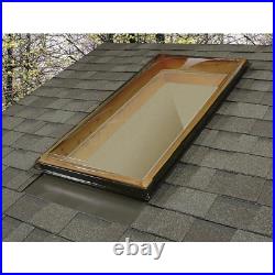 Fixed Curb Mount Skylight Polycarbonate Impact Resistant Plastic 22-1/2 Inch