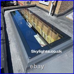 Fixed Rooflight Flat Roof Skylight 1000 x 1000 mm Various Sizes Available