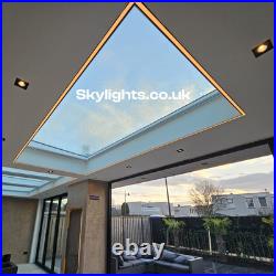 Fixed Rooflight Flat Roof Skylight 1000 x 1000 mm Various Sizes Available