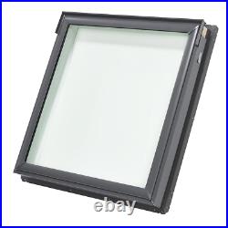 Fixed Skylight 21 in. X 26.88 in. Light Transmittal Tinted Glass Deck Mount