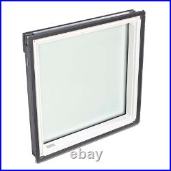 Fixed Skylight 21 in. X 26.88 in. Light Transmittal Tinted Glass Deck Mount