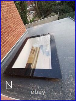Fixed flat roof skylight-rooflight-roofwindow-selfcleaning 1000x3000mm SALE ON