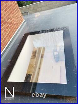 Fixed flat roof skylight-rooflight-roofwindow-selfcleaning 1000x3000mm SALE ON