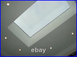 Fixed roof windows any size TGS Skylights Warranty BS EN12150 & EN 1279