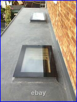 Fixed roof windows any size TGS Skylights Warranty BS EN12150 & EN 1279
