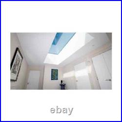 Flat Glass Pane Rooflight Double Glazed Window, Electric Opening, Builders Kerb